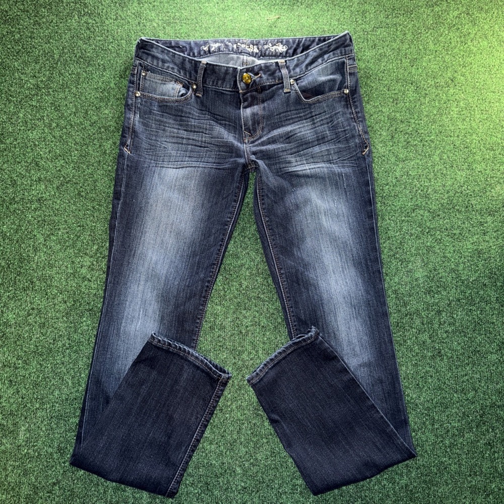 Express Jeans Women's 6R 30L Blue Jeans Slim Fit